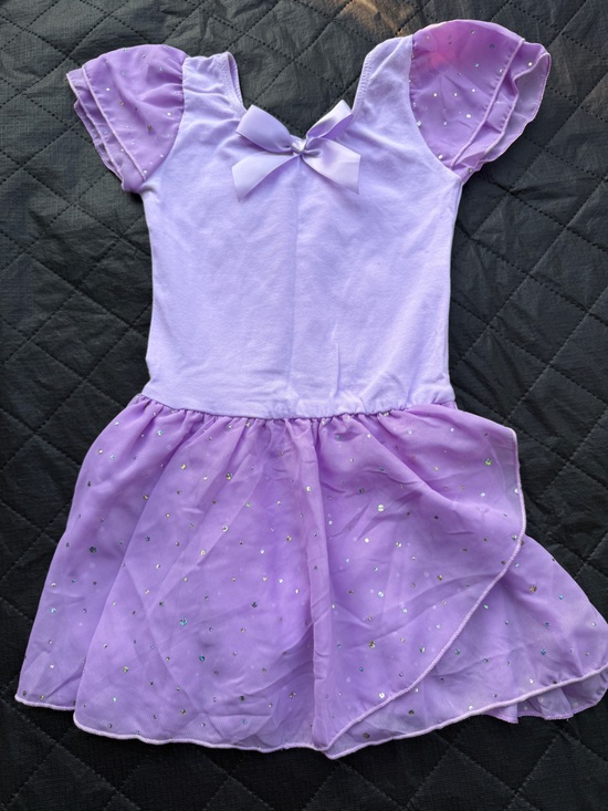Other - Kids Lavender Dance Tutu Dress with Bow Accent